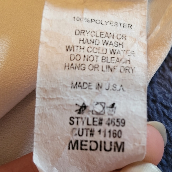 entro blouse, white, size medium - Picture 3 of 3